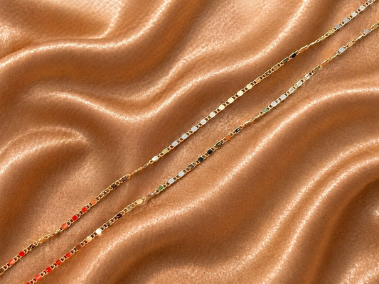 18k Gold Filled Mirror Chain