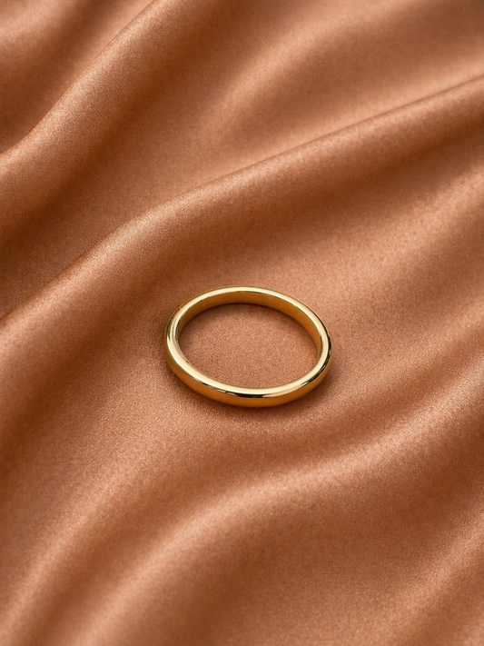 18k Gold Filled Classic Gold Band Ring