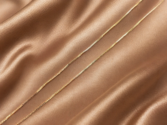 18K Gold Filled 1.2mm Box Chain